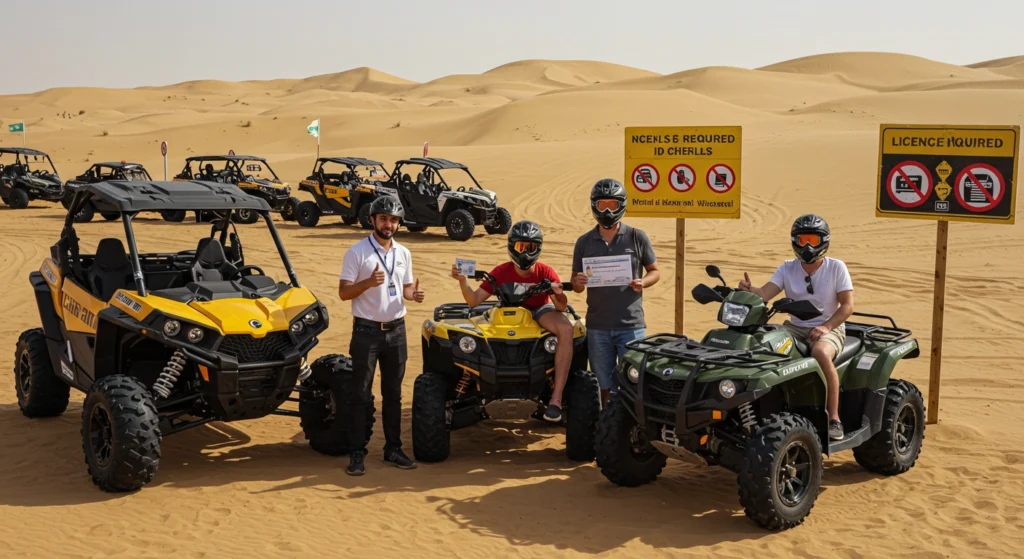dune buggy or atv driving licence in dubai
