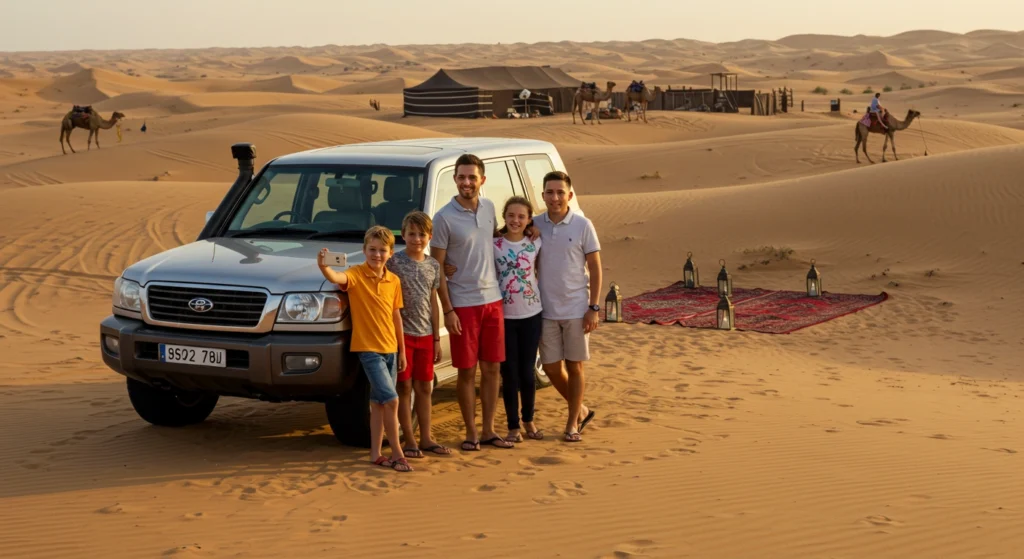 family desert safari adventures